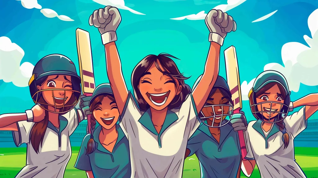 India women’s cricket team celebrates their first-ever ICC Women’s World Cup 2025 triumph after defeating South Africa by 52 runs at DY Patil Stadium, Mumbai