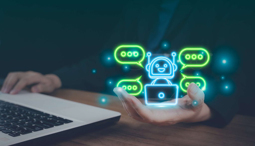 AI chatbot conversations archive showing customer chats analyzed for insights, training, and business decisions