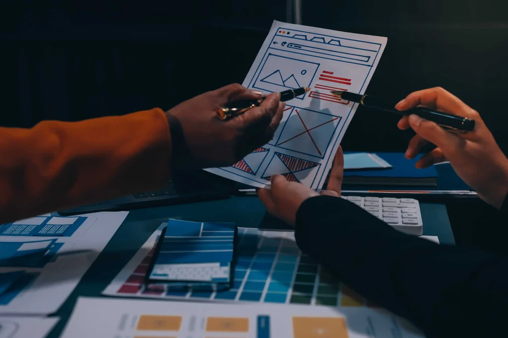 A UX audit priority matrix chart showing high-impact, low-effort website fixes for better conversion rates.