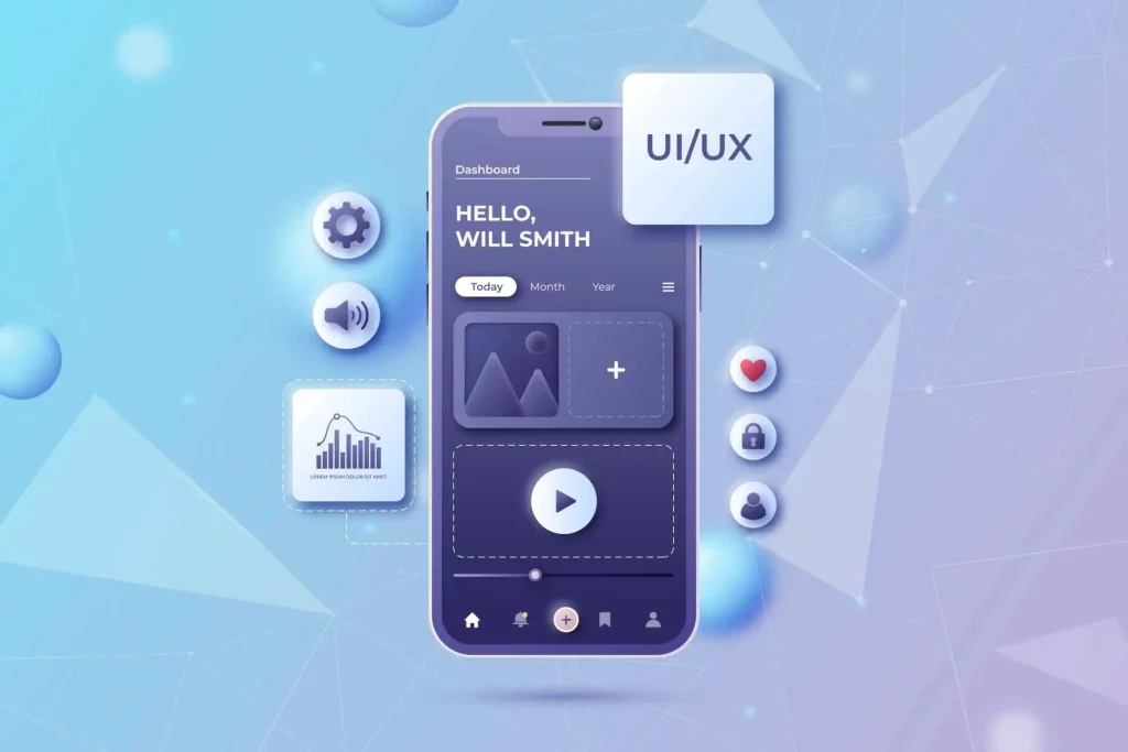 Responsive web design services illustration showing a mobile-friendly website experience across smartphones, tablets, and desktops. The image highlights fast loading pages, optimized layouts, improved usability, mobile responsiveness, better SEO performance, and higher customer engagement for business growth.