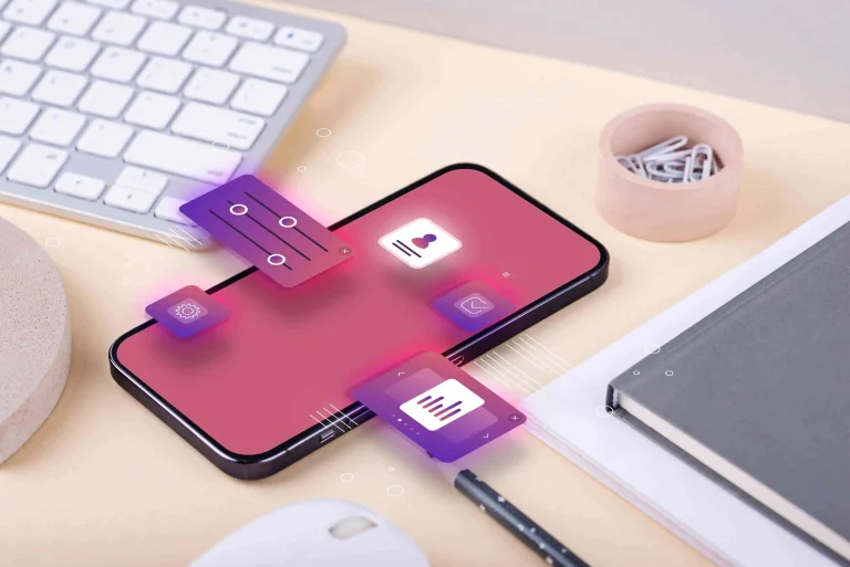 Business leaders evaluating a cross platform app development company, reviewing Flutter and React Native apps, project scope, pricing, timelines, technical expertise, and mobile strategy.